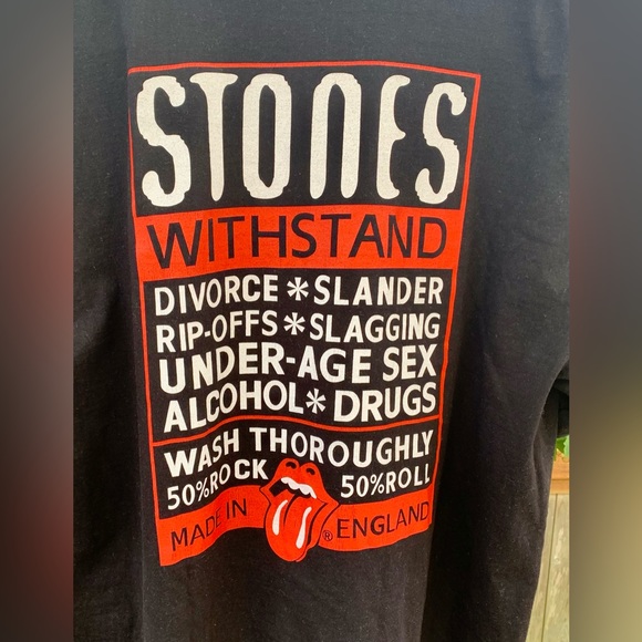 ROLLING STONES tee by Rock Yeah  BAND TEE Sz. XL 🌟HP🌟 - Picture 3 of 11